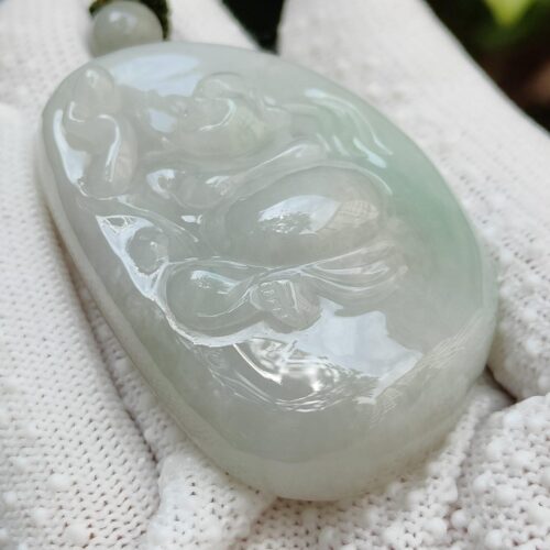 Jadeite Serenity Laughing Buddha Pendant - Jalan Meragi Road SG Y.P.Q Certified Quality Testing - Approved 8
