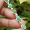 Verdant Harmony Jadeite Cabochon Bracelet - Jalan Meragi Road SG Y.P.Q Certified quality testing - approved 7