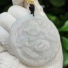 Natural Jadeite Jade Laughing Buddha Pendant - Jalan Meragi Road Singapore Y.P.Q certified quality testing - approved 6