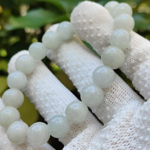 Light Green Jadeite Harmony Bracelet - Singapore Jalan Meragi Road Y.P.Q certified quality testing - approved 6