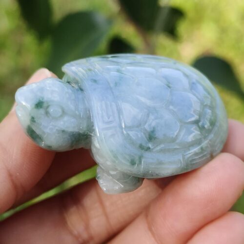 Jadeite Jade Turtle - Jalan Meragi Road Singapore - Y.P.Q certified quality testing - approved 6