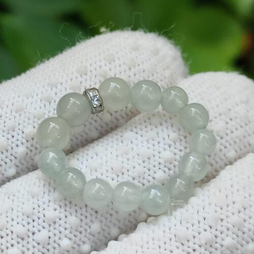 Icy Translucent Jadeite Serenity Ring - Singapore Jalan Meragi Road - Y.P.Q certified testing - approved 5