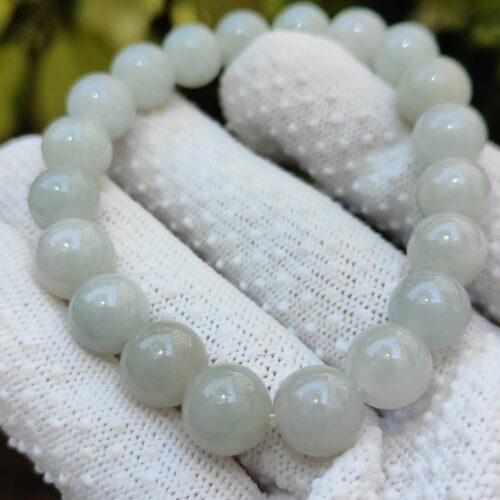 Light Green Jadeite Harmony Bracelet - Singapore Jalan Meragi Road Y.P.Q certified quality testing - approved 7