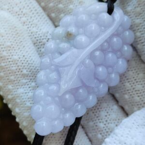 Lavender Abundance Jadeite Grape Pendant - Jalan Meragi Road SG Y.P.Q certified quality testing - approved 9