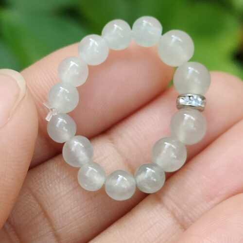 Icy Translucent Jadeite Serenity Ring - Singapore Jalan Meragi Road - Y.P.Q certified quality testing - approved 8