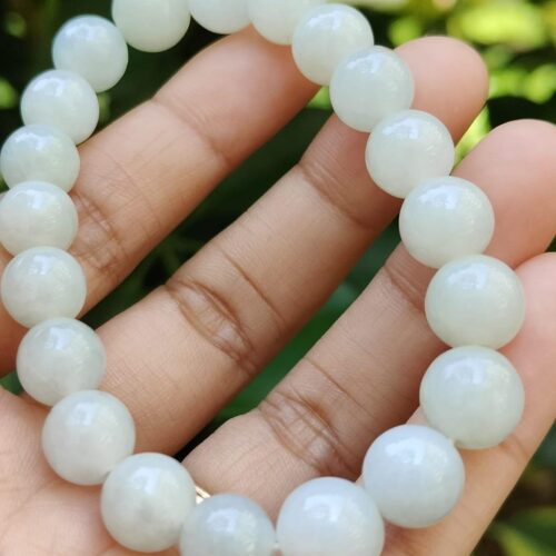 Light Green Jadeite Harmony Bracelet - Singapore Jalan Meragi Road Y.P.Q certified testing - approved 2