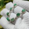 Verdant Harmony Jadeite Cabochon Bracelet - Jalan Meragi Road SG Y.P.Q Certified quality testing - approved 10