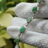 Verdant Harmony Jadeite Cabochon Bracelet - Jalan Meragi Road SG Y.P.Q Certified quality testing - approved 9