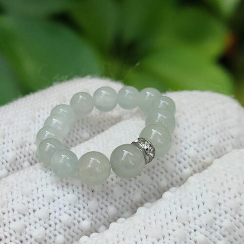Icy Translucent Jadeite Serenity Ring - Singapore Jalan Meragi Road - Y.P.Q certified quality testing - approved 6