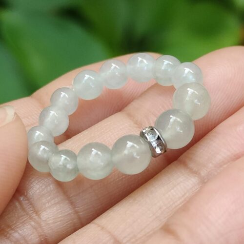 Icy Translucent Jadeite Serenity Ring - Singapore Jalan Meragi Road - Y.P.Q certified quality testing - approved 11