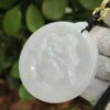 Natural Jadeite Jade Laughing Buddha Pendant - Jalan Meragi Road Singapore Y.P.Q certified quality testing - approved 7