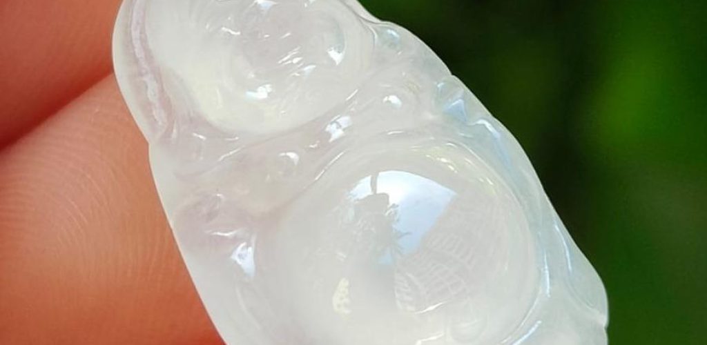 Jadeite in Chinese Zodiac Laughing Buddha Jadeite Pendant - Location: Jalan Meragi Park Simei HDB Playground - Y.P.Q Translucent Test Certified Approved 10